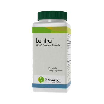 LENTRA Use when an assessment shows GABA is below reference range or is insufficient to control excitatory neurotransmitter levels*