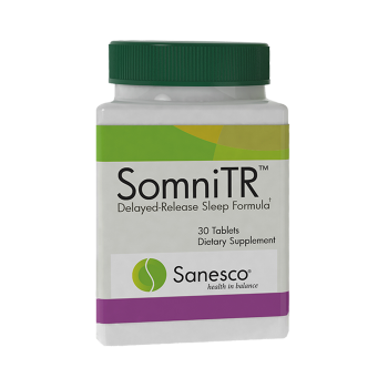 SomniTR provides a low-dose support of melatonin production, and may help improve decreased GABA binding*